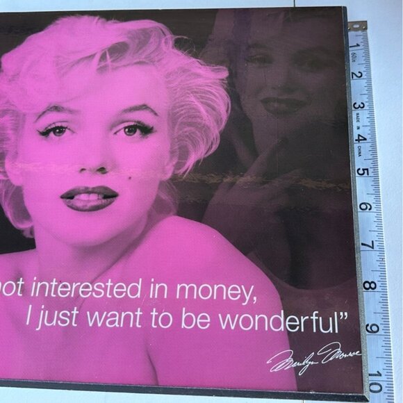 HOME by Target Brands 2009 Celebrity Quotes Marilyn Monroe Wall Decor Plaque - Picture 4 of 13